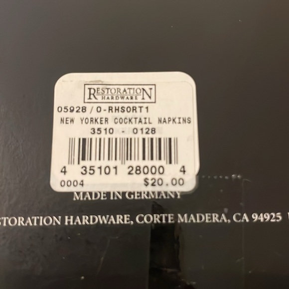 MCM- Style Cocktail Napkins - Picture 11 of 11